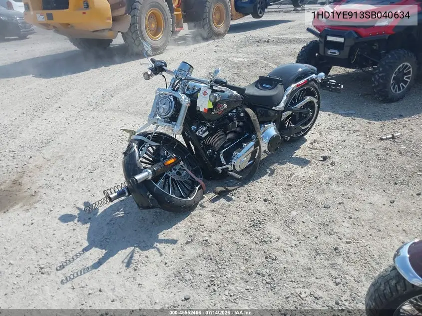 2025 Harley-Davidson Fxbr VIN: 1HD1YE913SB040634 Lot: 45552466