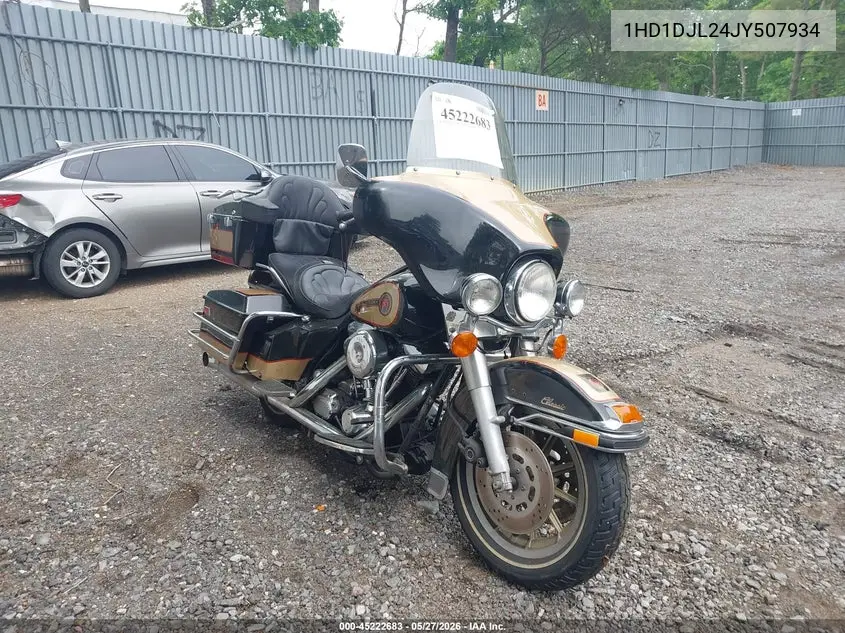 1988 Harley-Davidson Flht Classic VIN: 1HD1DJL24JY507934 Lot: 45222683