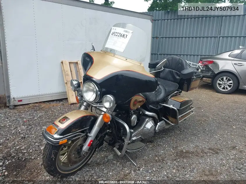 1988 Harley-Davidson Flht Classic VIN: 1HD1DJL24JY507934 Lot: 45222683