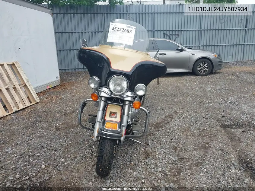 1988 Harley-Davidson Flht Classic VIN: 1HD1DJL24JY507934 Lot: 45222683