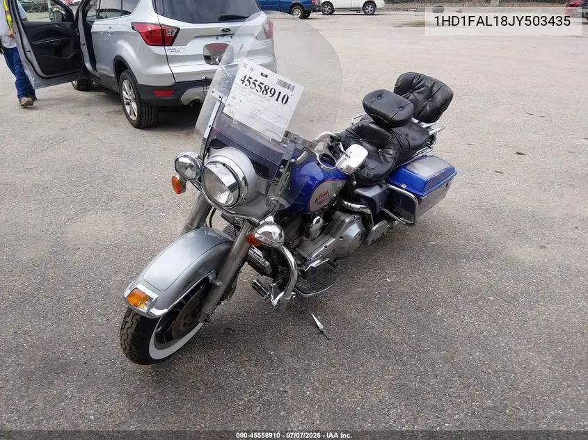 1988 Harley-Davidson Flhs VIN: 1HD1FAL18JY503435 Lot: 45558910