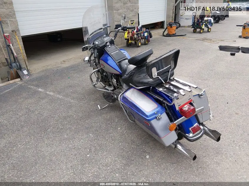1988 Harley-Davidson Flhs VIN: 1HD1FAL18JY503435 Lot: 45558910