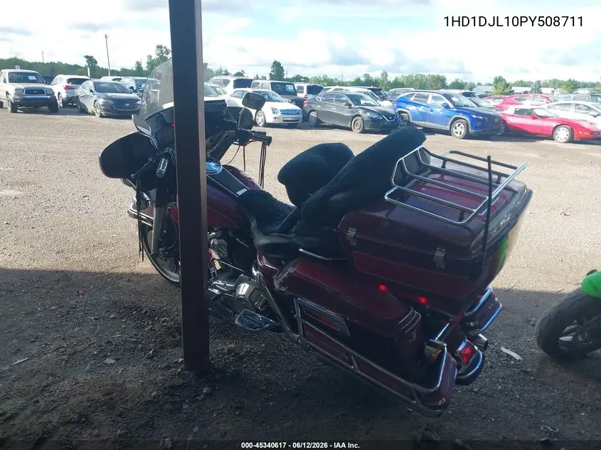 1993 Harley-Davidson Flht Classic VIN: 1HD1DJL10PY508711 Lot: 45340617