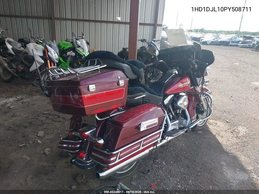 1993 Harley-Davidson Flht Classic VIN: 1HD1DJL10PY508711 Lot: 45340617