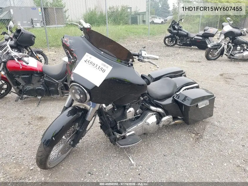 1998 Harley-Davidson Flhtcui VIN: 1HD1FCR15WY607455 Lot: 45593350