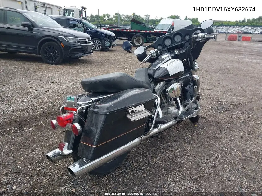 1999 Harley-Davidson Flht VIN: 1HD1DDV16XY632674 Lot: 45459198