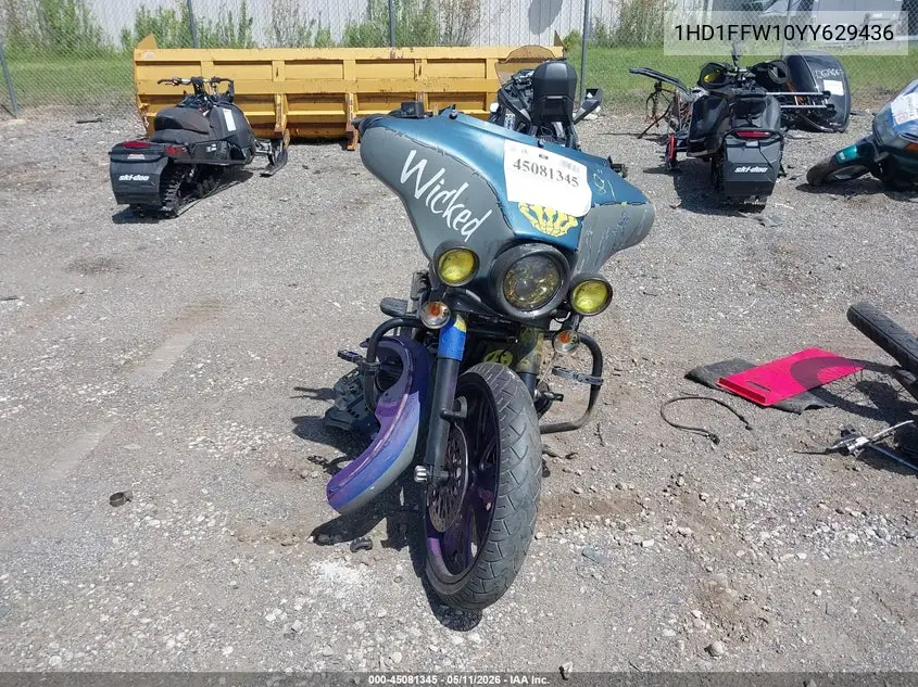 2000 Harley-Davidson Flhtci VIN: 1HD1FFW10YY629436 Lot: 45081345