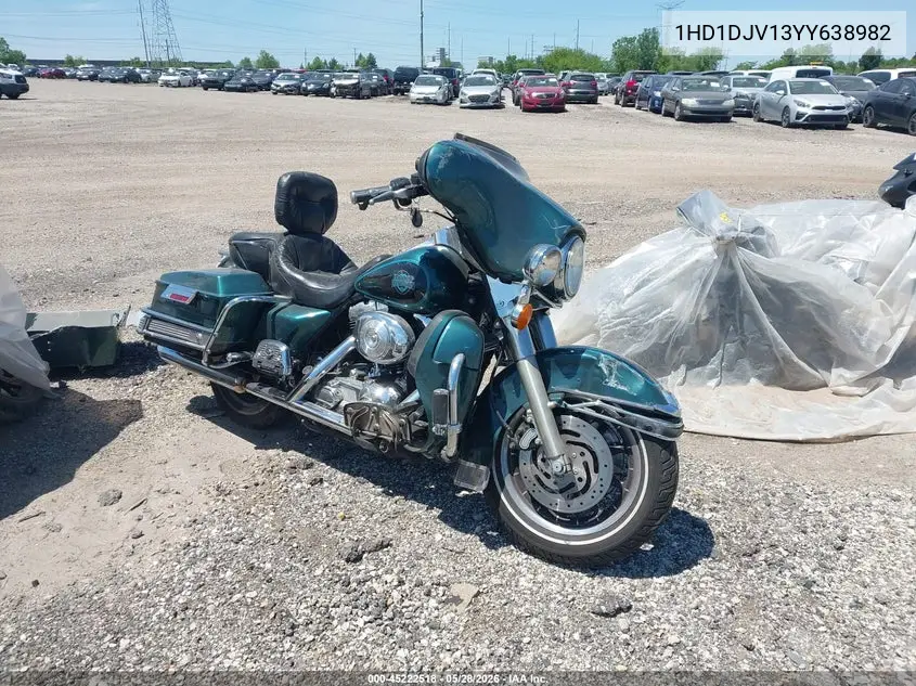 2000 Harley-Davidson Flht Classic VIN: 1HD1DJV13YY638982 Lot: 45222518