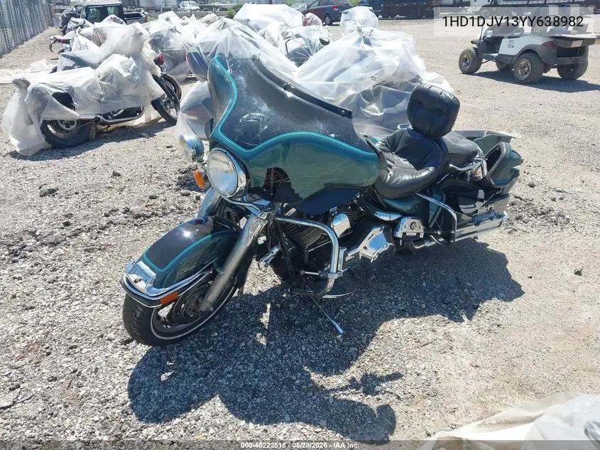 2000 Harley-Davidson Flht Classic VIN: 1HD1DJV13YY638982 Lot: 45222518