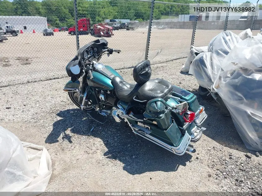 2000 Harley-Davidson Flht Classic VIN: 1HD1DJV13YY638982 Lot: 45222518