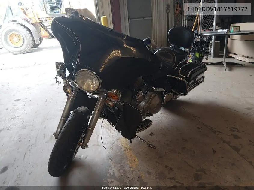 2001 Harley-Davidson Flht VIN: 1HD1DDV181Y619772 Lot: 45140496