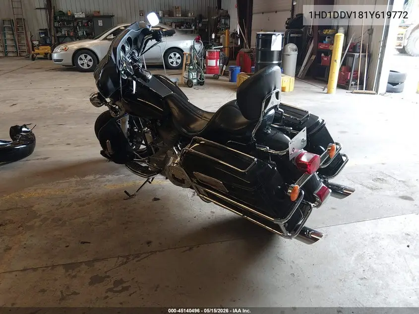 2001 Harley-Davidson Flht VIN: 1HD1DDV181Y619772 Lot: 45140496