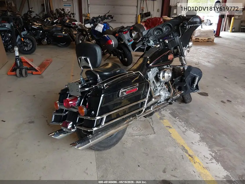 2001 Harley-Davidson Flht VIN: 1HD1DDV181Y619772 Lot: 45140496