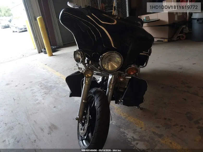 2001 Harley-Davidson Flht VIN: 1HD1DDV181Y619772 Lot: 45140496
