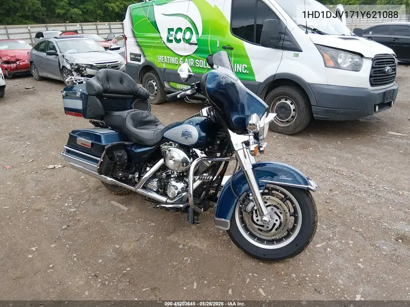 2001 Harley-Davidson Flht Classic VIN: 1HD1DJV171Y621088 Lot: 45203645