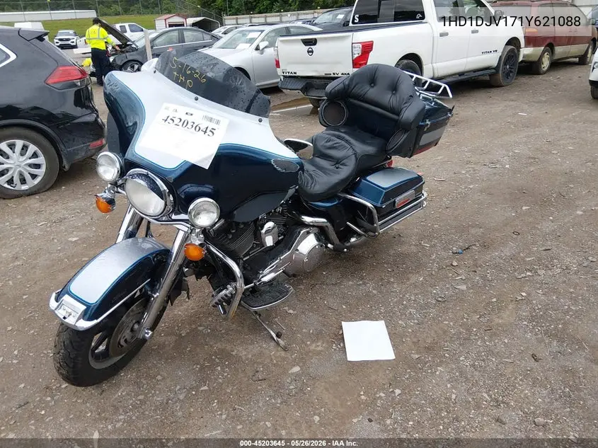 2001 Harley-Davidson Flht Classic VIN: 1HD1DJV171Y621088 Lot: 45203645
