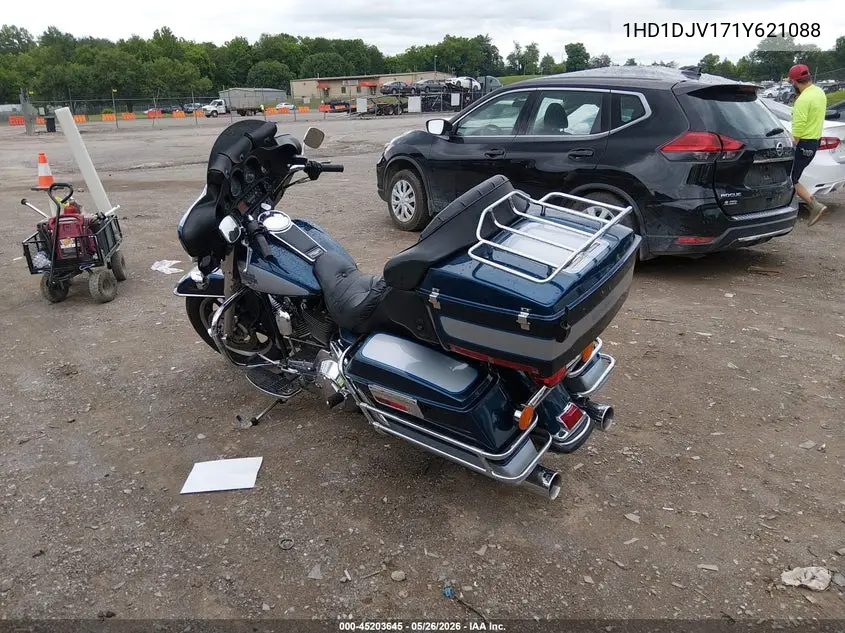 2001 Harley-Davidson Flht Classic VIN: 1HD1DJV171Y621088 Lot: 45203645