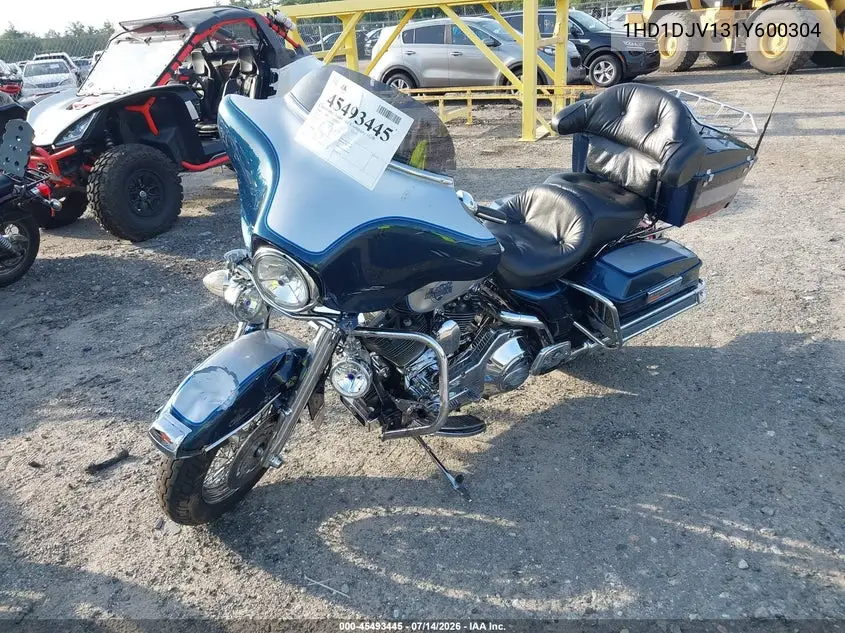 2001 Harley-Davidson Flht Classic VIN: 1HD1DJV131Y600304 Lot: 45493445