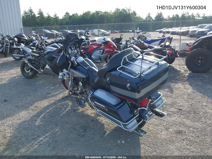 2001 Harley-Davidson Flht Classic VIN: 1HD1DJV131Y600304 Lot: 45493445