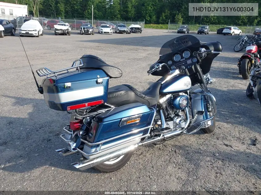 2001 Harley-Davidson Flht Classic VIN: 1HD1DJV131Y600304 Lot: 45493445