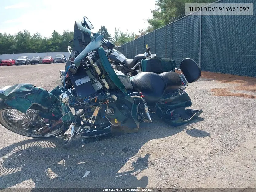 2001 Harley-Davidson Flht VIN: 1HD1DDV191Y661092 Lot: 45587883