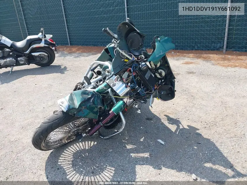 2001 Harley-Davidson Flht VIN: 1HD1DDV191Y661092 Lot: 45587883