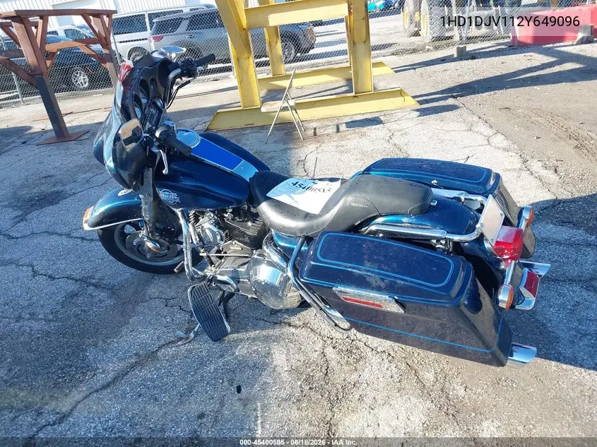 2002 Harley-Davidson Flht Classic VIN: 1HD1DJV112Y649096 Lot: 45400585