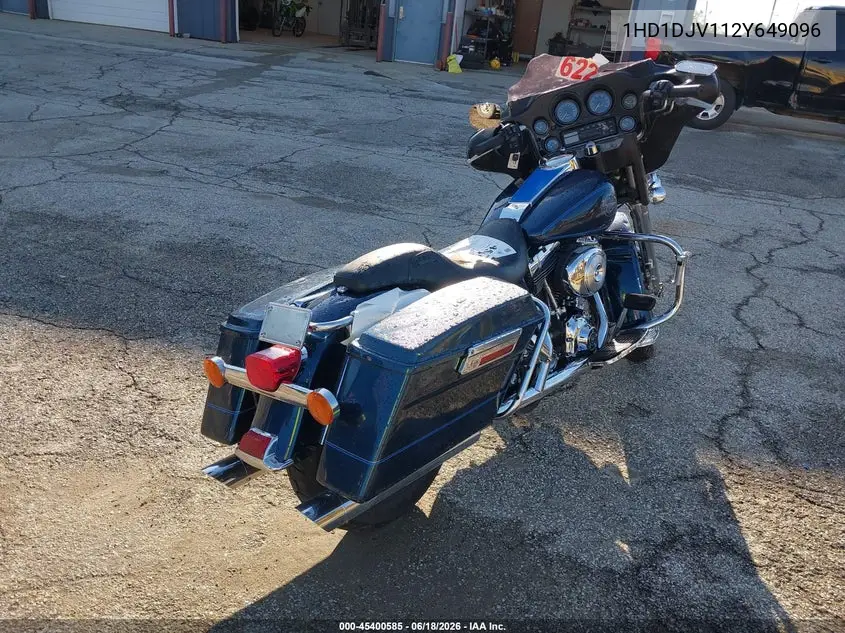 2002 Harley-Davidson Flht Classic VIN: 1HD1DJV112Y649096 Lot: 45400585
