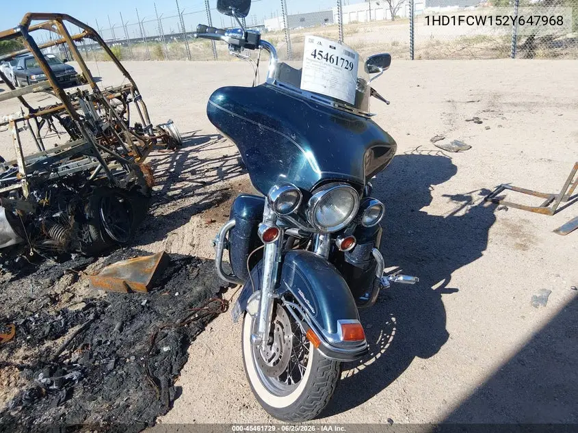 2002 Harley-Davidson Flhtcui VIN: 1HD1FCW152Y647968 Lot: 45461729