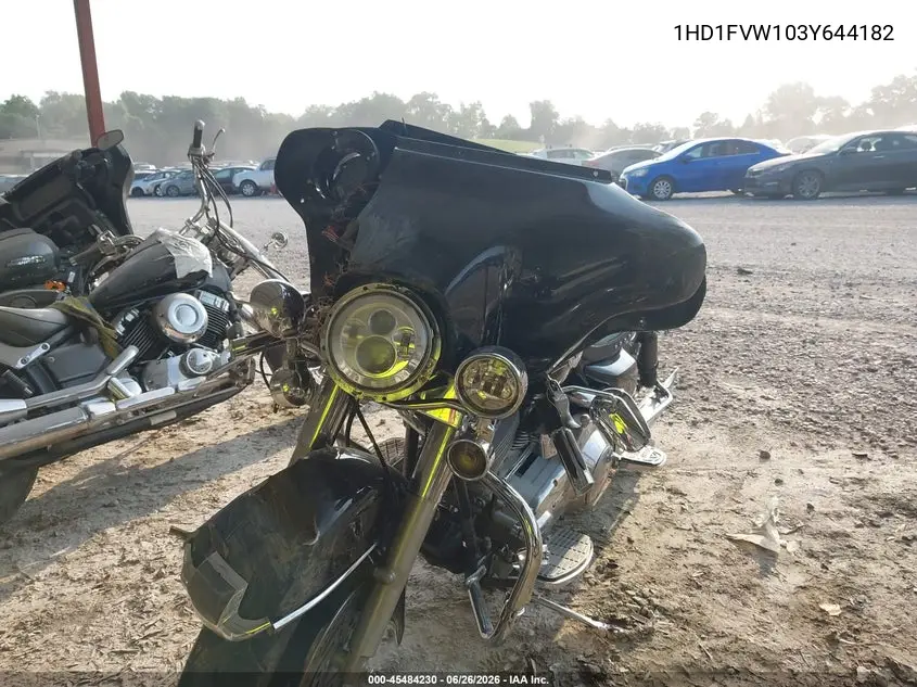 2003 Harley-Davidson Flhti VIN: 1HD1FVW103Y644182 Lot: 45484230