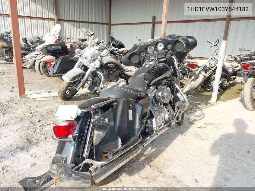 2003 Harley-Davidson Flhti VIN: 1HD1FVW103Y644182 Lot: 45484230