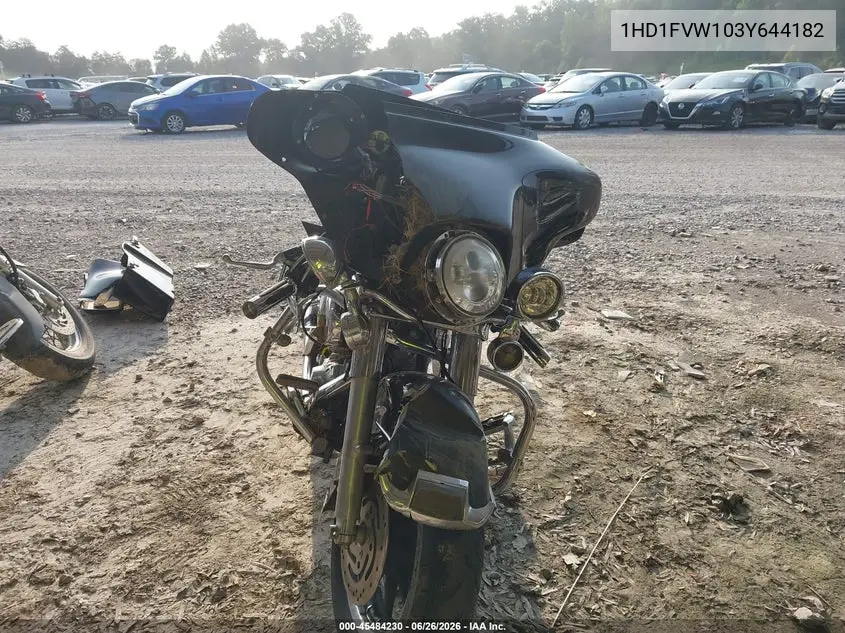 2003 Harley-Davidson Flhti VIN: 1HD1FVW103Y644182 Lot: 45484230