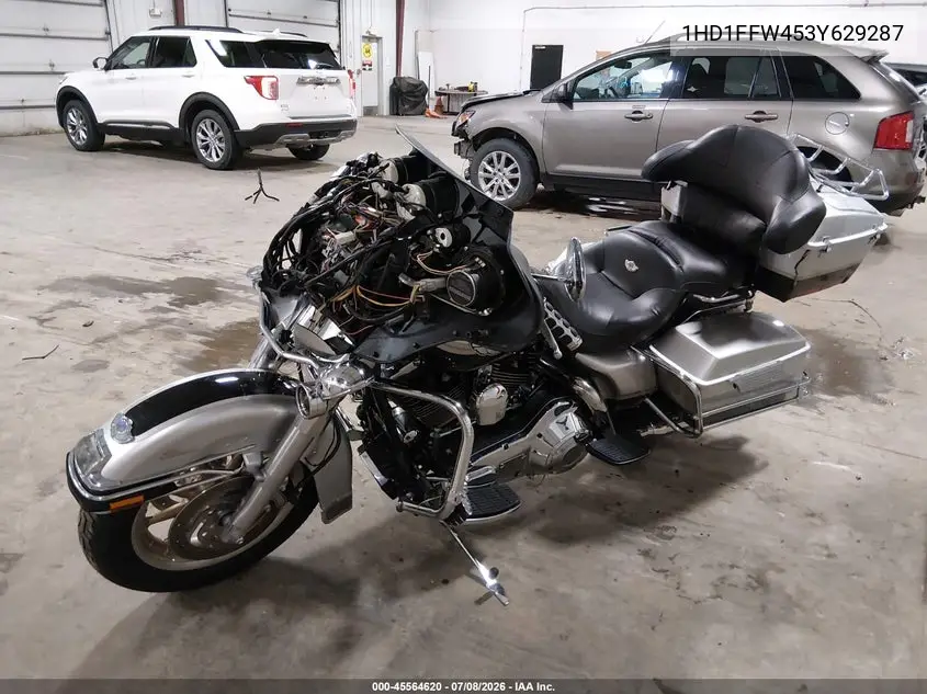 2003 Harley-Davidson Flhtci Anniversary VIN: 1HD1FFW453Y629287 Lot: 45564620