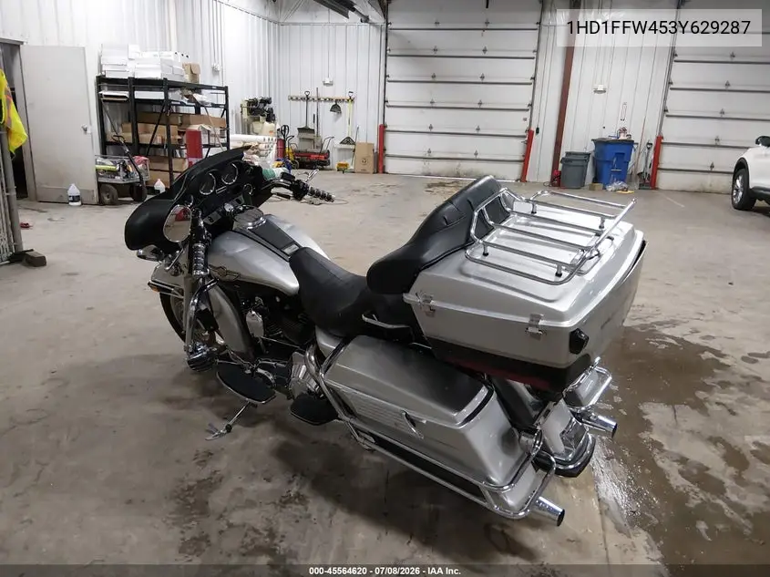 2003 Harley-Davidson Flhtci Anniversary VIN: 1HD1FFW453Y629287 Lot: 45564620
