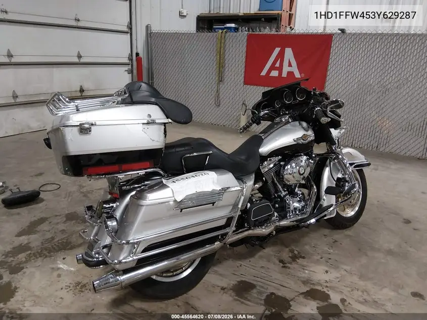 2003 Harley-Davidson Flhtci Anniversary VIN: 1HD1FFW453Y629287 Lot: 45564620