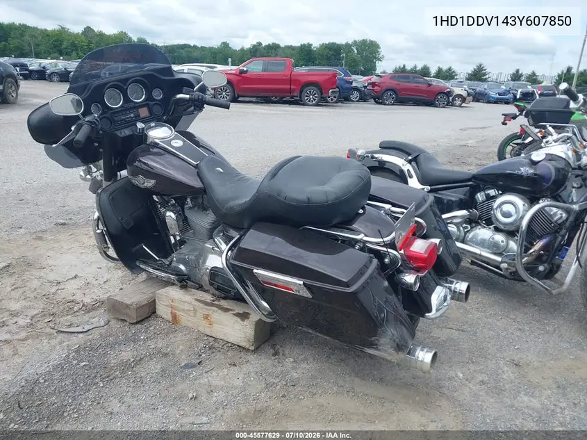 2003 Harley-Davidson Flht VIN: 1HD1DDV143Y607850 Lot: 45577629