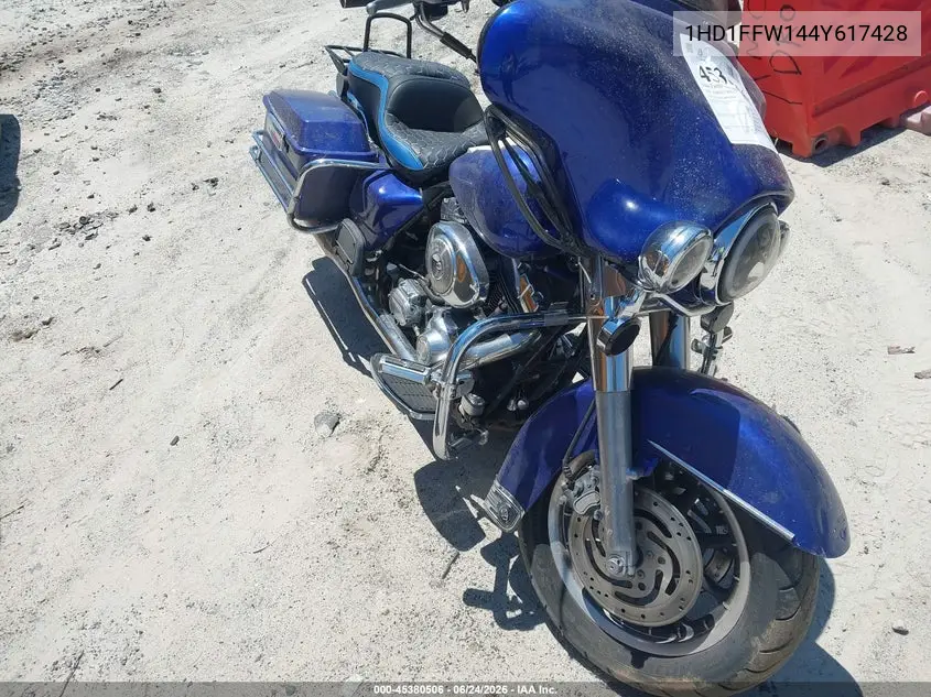 2004 Harley-Davidson Flhtci VIN: 1HD1FFW144Y617428 Lot: 45380506