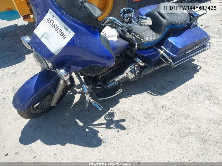 2004 Harley-Davidson Flhtci VIN: 1HD1FFW144Y617428 Lot: 45380506
