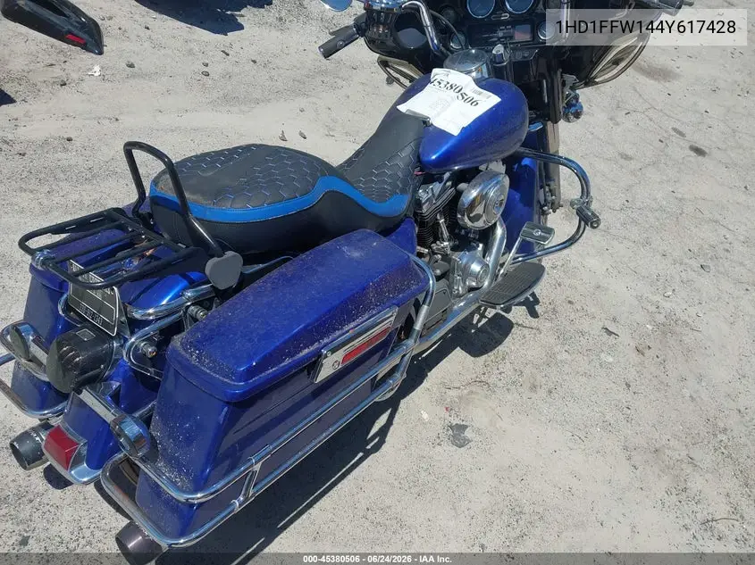 2004 Harley-Davidson Flhtci VIN: 1HD1FFW144Y617428 Lot: 45380506