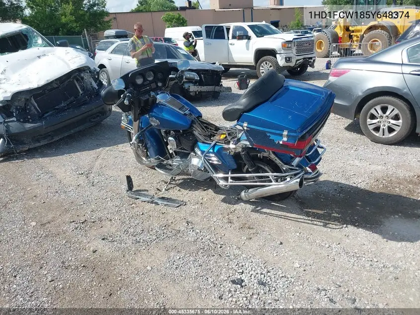 2005 Harley-Davidson Flhtcui VIN: 1HD1FCW185Y648374 Lot: 45335675