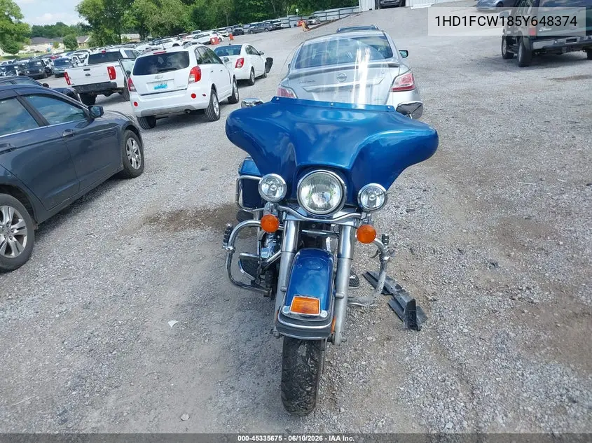 2005 Harley-Davidson Flhtcui VIN: 1HD1FCW185Y648374 Lot: 45335675