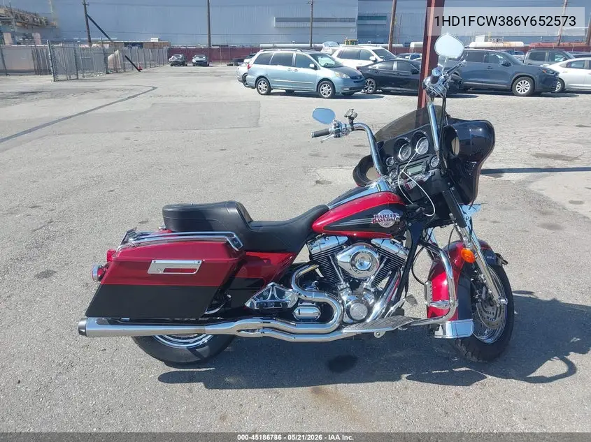 2006 Harley-Davidson Flhtcui VIN: 1HD1FCW386Y652573 Lot: 45186786