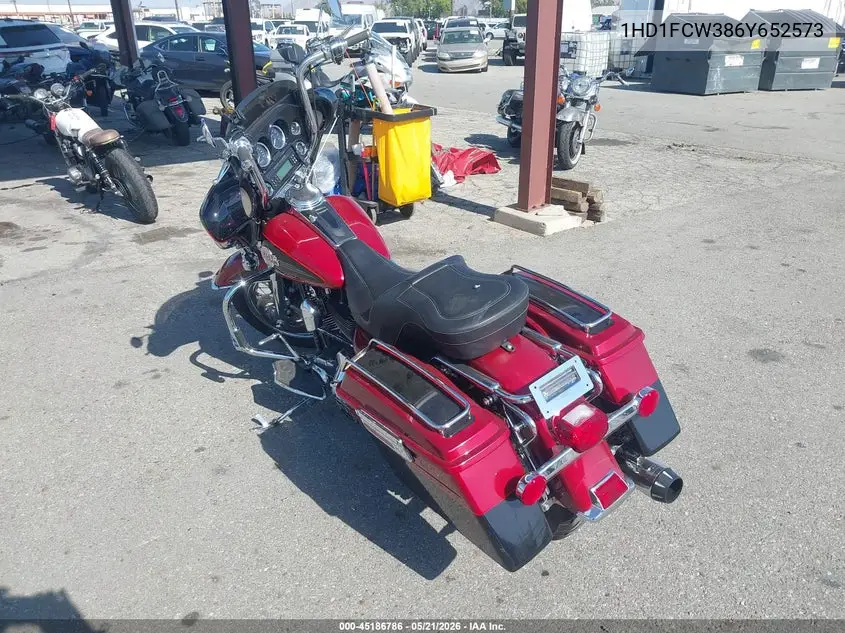 2006 Harley-Davidson Flhtcui VIN: 1HD1FCW386Y652573 Lot: 45186786
