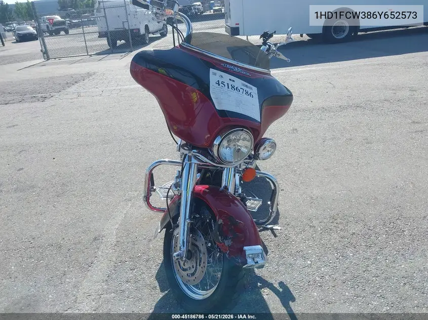 2006 Harley-Davidson Flhtcui VIN: 1HD1FCW386Y652573 Lot: 45186786