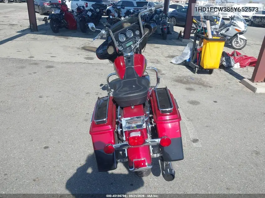 2006 Harley-Davidson Flhtcui VIN: 1HD1FCW386Y652573 Lot: 45186786