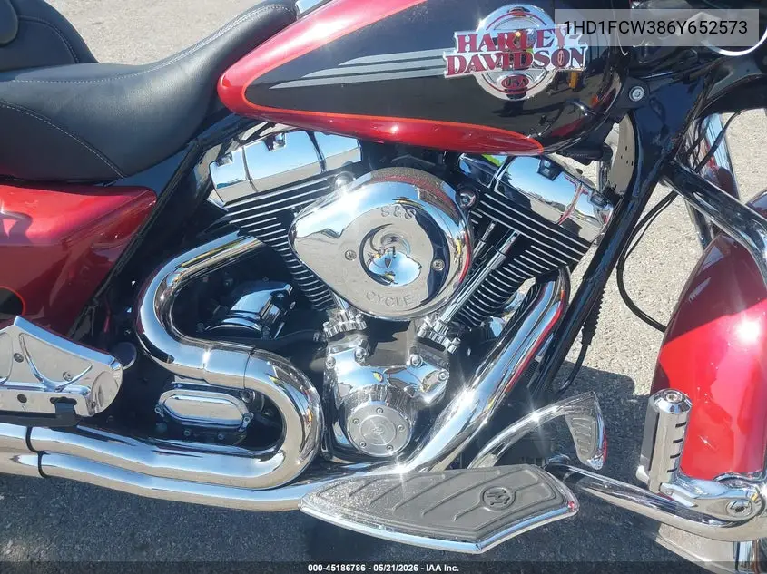 2006 Harley-Davidson Flhtcui VIN: 1HD1FCW386Y652573 Lot: 45186786