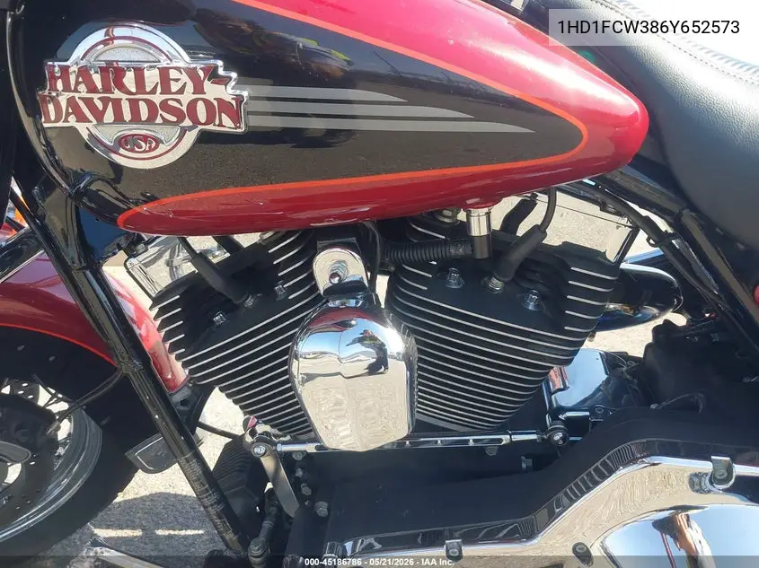 2006 Harley-Davidson Flhtcui VIN: 1HD1FCW386Y652573 Lot: 45186786
