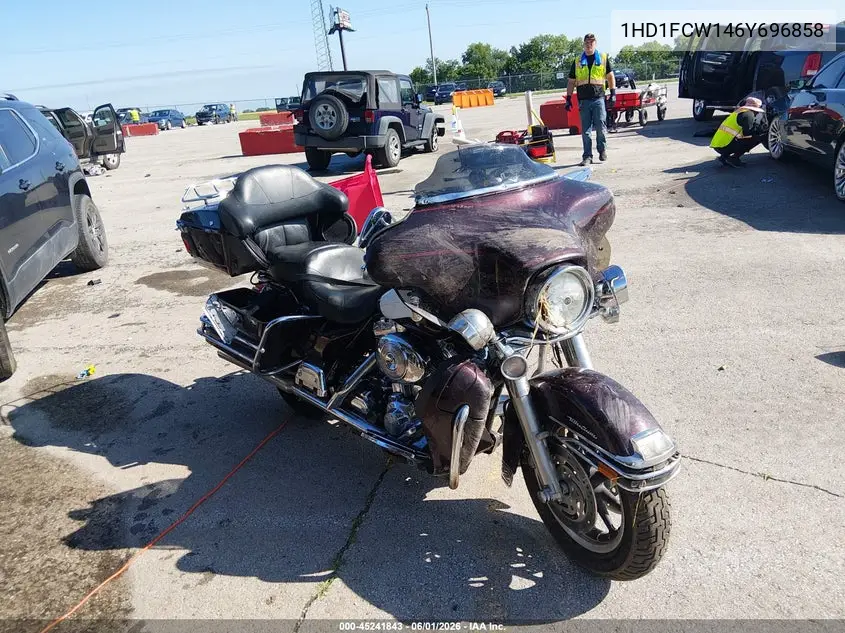 2006 Harley-Davidson Flhtcui VIN: 1HD1FCW146Y696858 Lot: 45241843