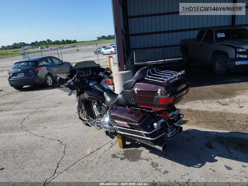 2006 Harley-Davidson Flhtcui VIN: 1HD1FCW146Y696858 Lot: 45241843