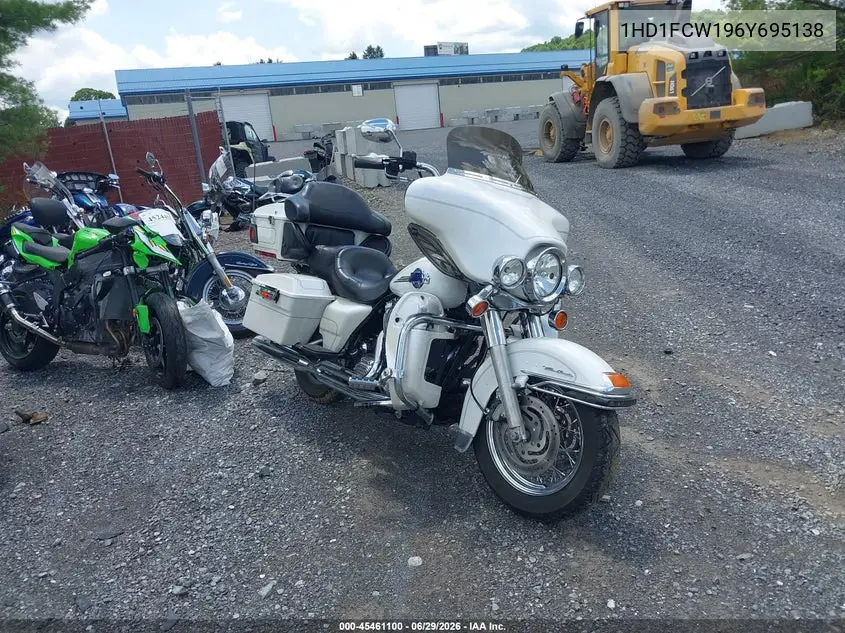 2006 Harley-Davidson Flhtcui VIN: 1HD1FCW196Y695138 Lot: 45461100